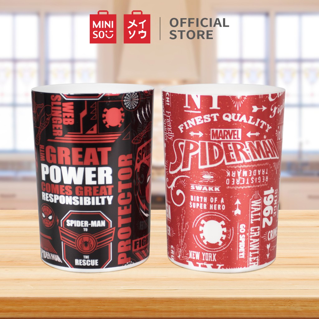 MINISO Marvel Cangkir Sikat  Gigi  Mug  Gelas Kamar Mandi 2 