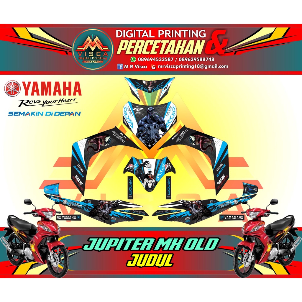 Decal Jupiter MX OLD stiker FUllbody - decal Yamaha Jupiter Mx Old