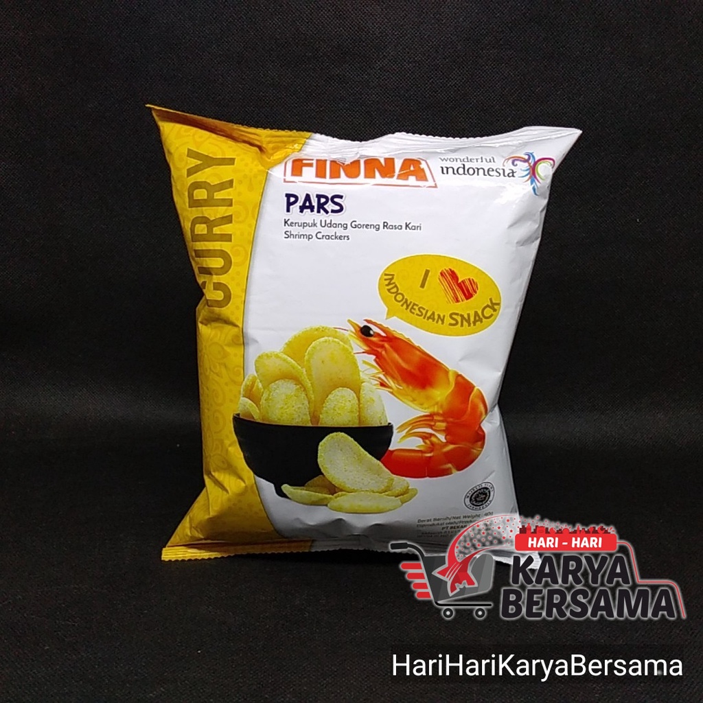 

SNACK FINNA PARS KERUPUK UDANG CURRY 40GR