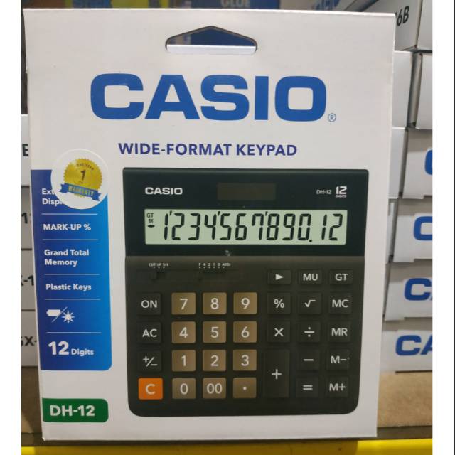 

Casio calculator DH-12 12digit original bergaransi