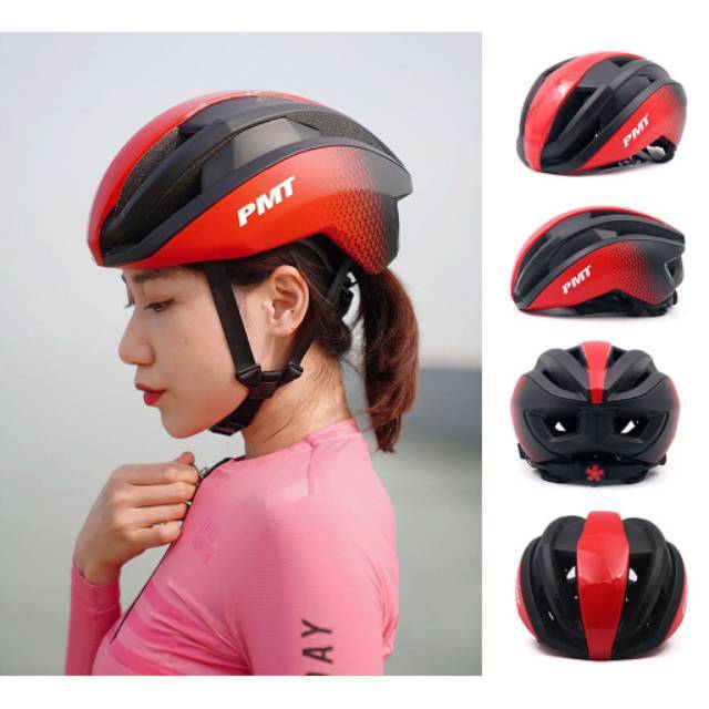 Helm Sepeda Roadbike MTB Sepeda Lipat PMT Helmet Original Cycling Helmet Roadbike Mountain Folding