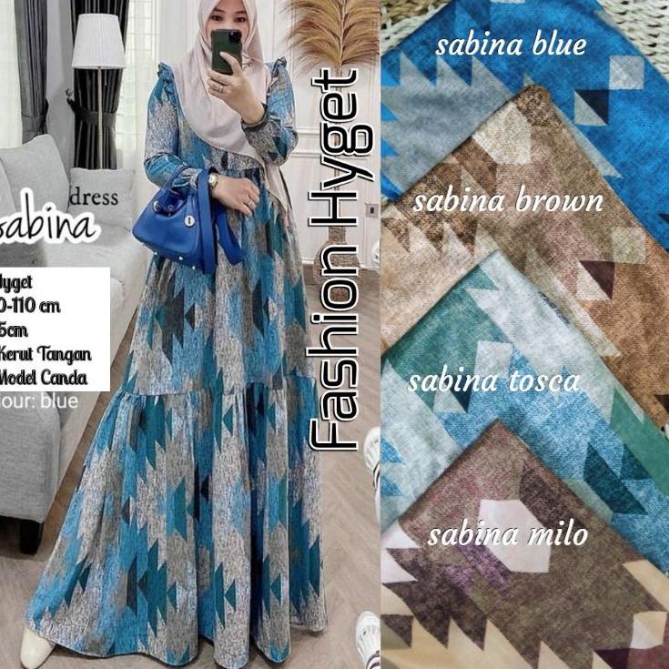 MURAH MERIAH.. Gamis  Murah /  HYGET Busui Tali Serut Samping MOTIF