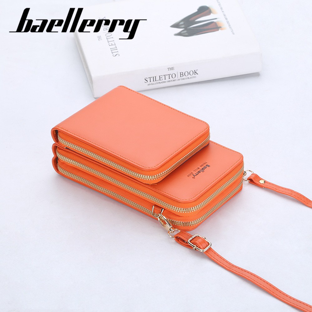 BAELLERRY N5019 Tas Selempang Wanita Dompet Panjang Wanita Dompet Handphone Sling Bag WATCHKITE WKOS