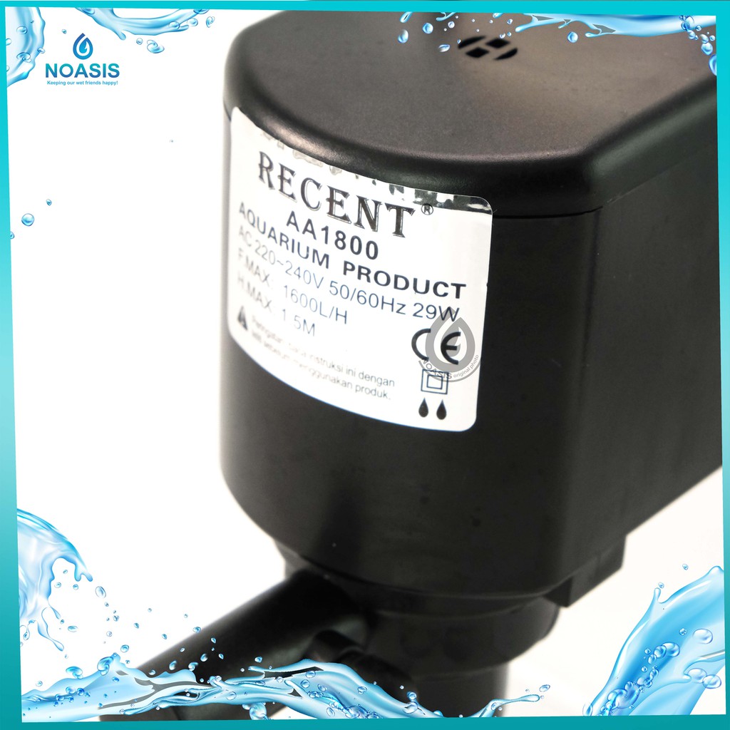 POMPA AIR POWERHEAD AQUARIUM RECENT AA-1800