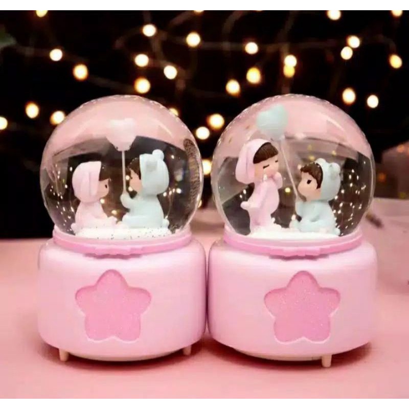 Waterball snowball JUMBO kotak musik musicbox