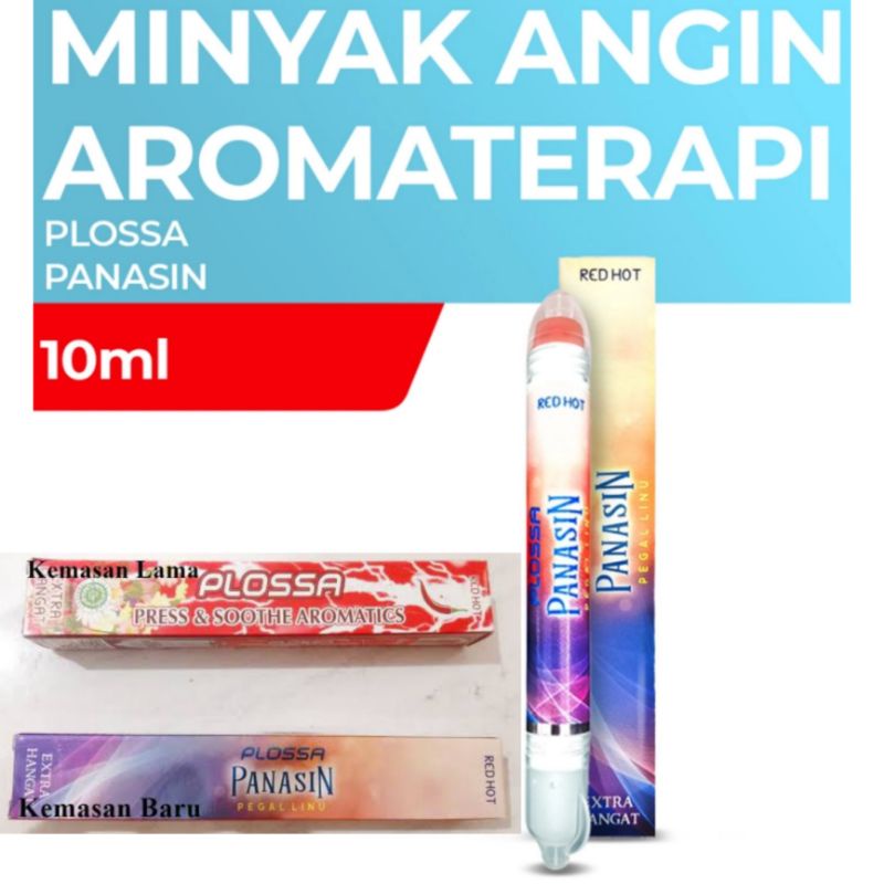 ORIGINAL PLOSSA 10 ML MINYAK ANGIN AROMATHERAPY RED HOT 10 ML EXTRA HANGAT