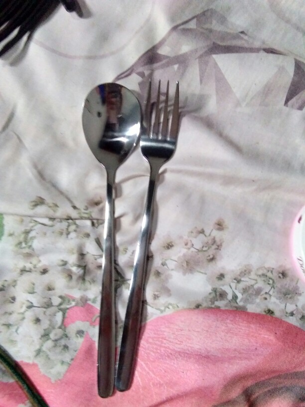 Alat Makan Sendok Garpu Korea Stainless