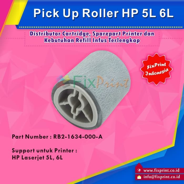 PICK UP ROLLER HP 5L 6L RB2-1634-000-A