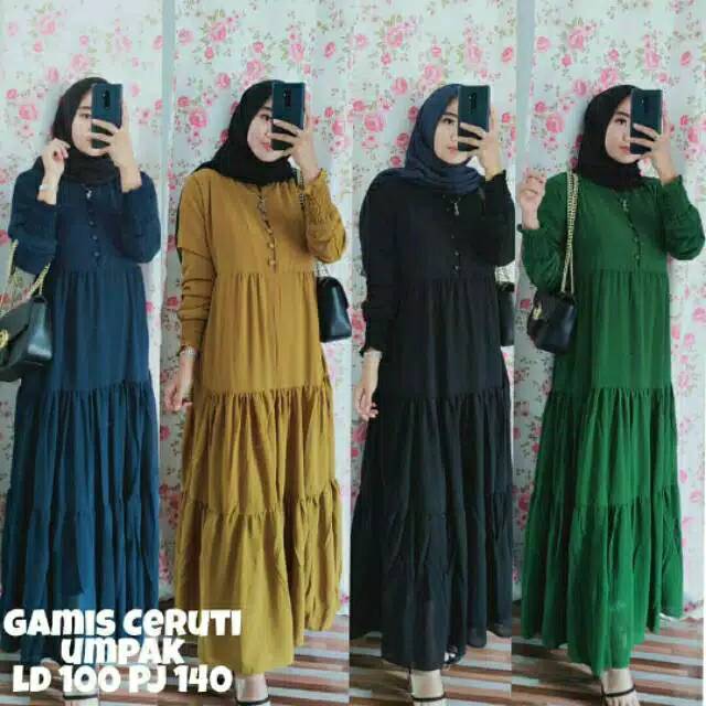 Ceruty 07 umpak dress by frilla/gamis umpak
