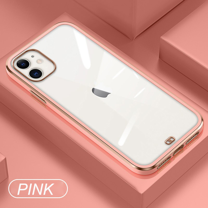 Soft Case Silikon Transparan Untuk Iphone 11 Pro Xs Max 12 Xr X Xs 7 8 Plus Se 2020