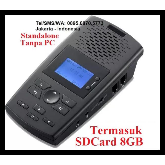 Promo Alat Rekam Perekam Telepon Answering Machine Memory Card Standalone