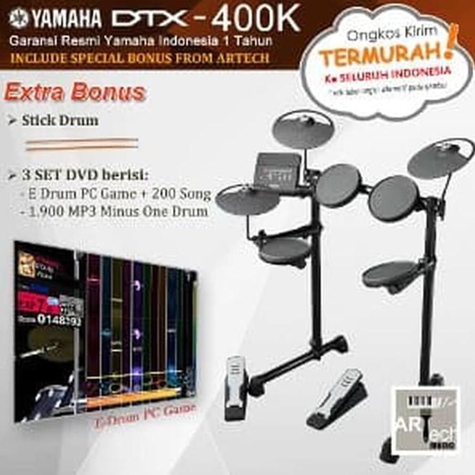 Yamaha Dtx400 / Dtx400K / Dtx 400 / Dtx 400K Drum Elektrik