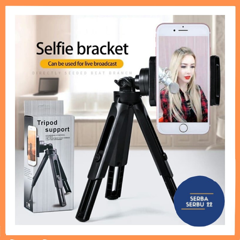 Tripod Support Mini Phone Extendable With Holder U Satoo / Tripod SIMPLE dan PRAKTIS [SS]