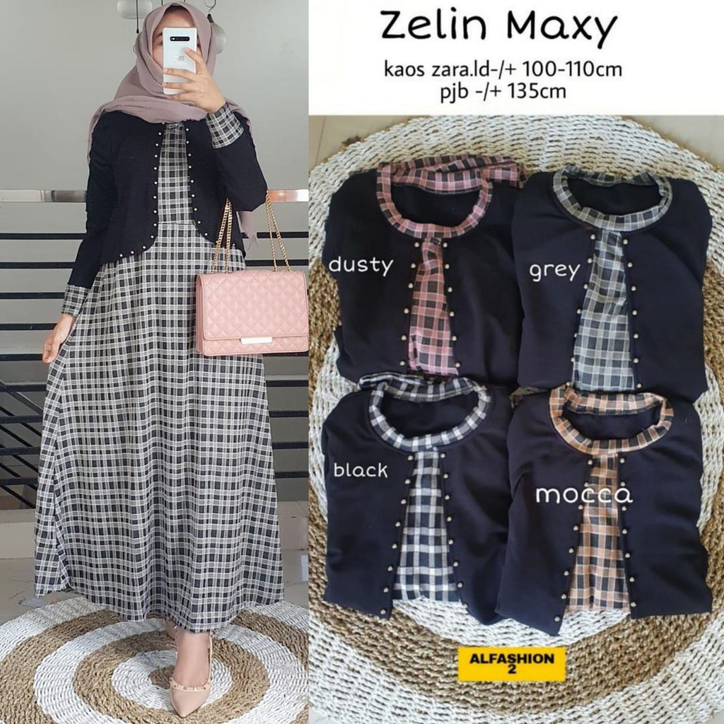 Baju Gamis Mewah Wanita Remaja Casual Ootd Kampus Import Quality Time Healing Liburan Santai Kekinia