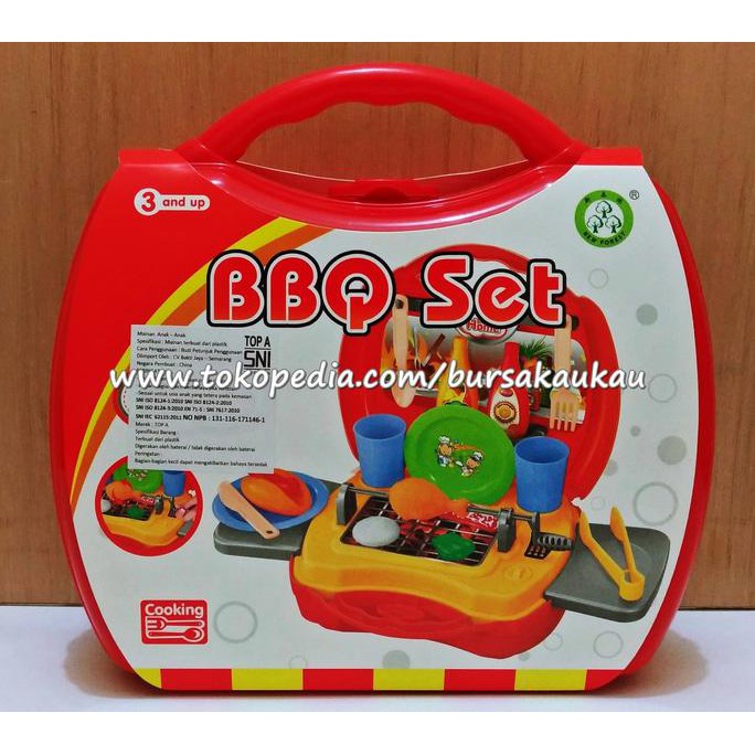 Mainan BBQ Set Koper (NF222-2)