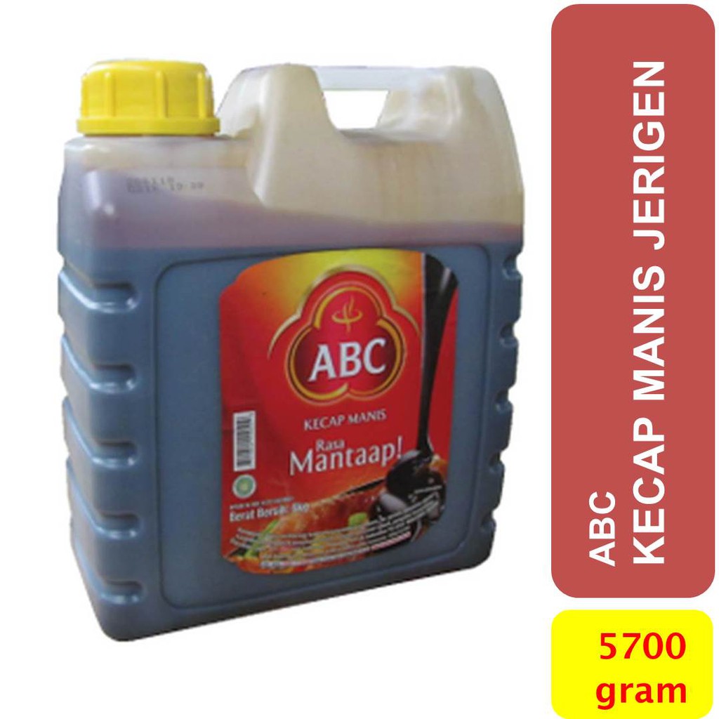 

Kecap Manis kemasan Jerigen 5,7 kg merk ABC