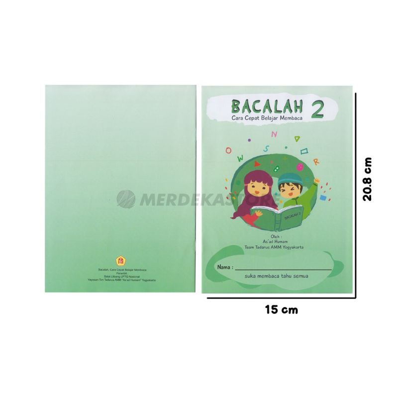 buku bacalah anak 1 2 3 / buku bacaan / belajar membaca / buku belajar