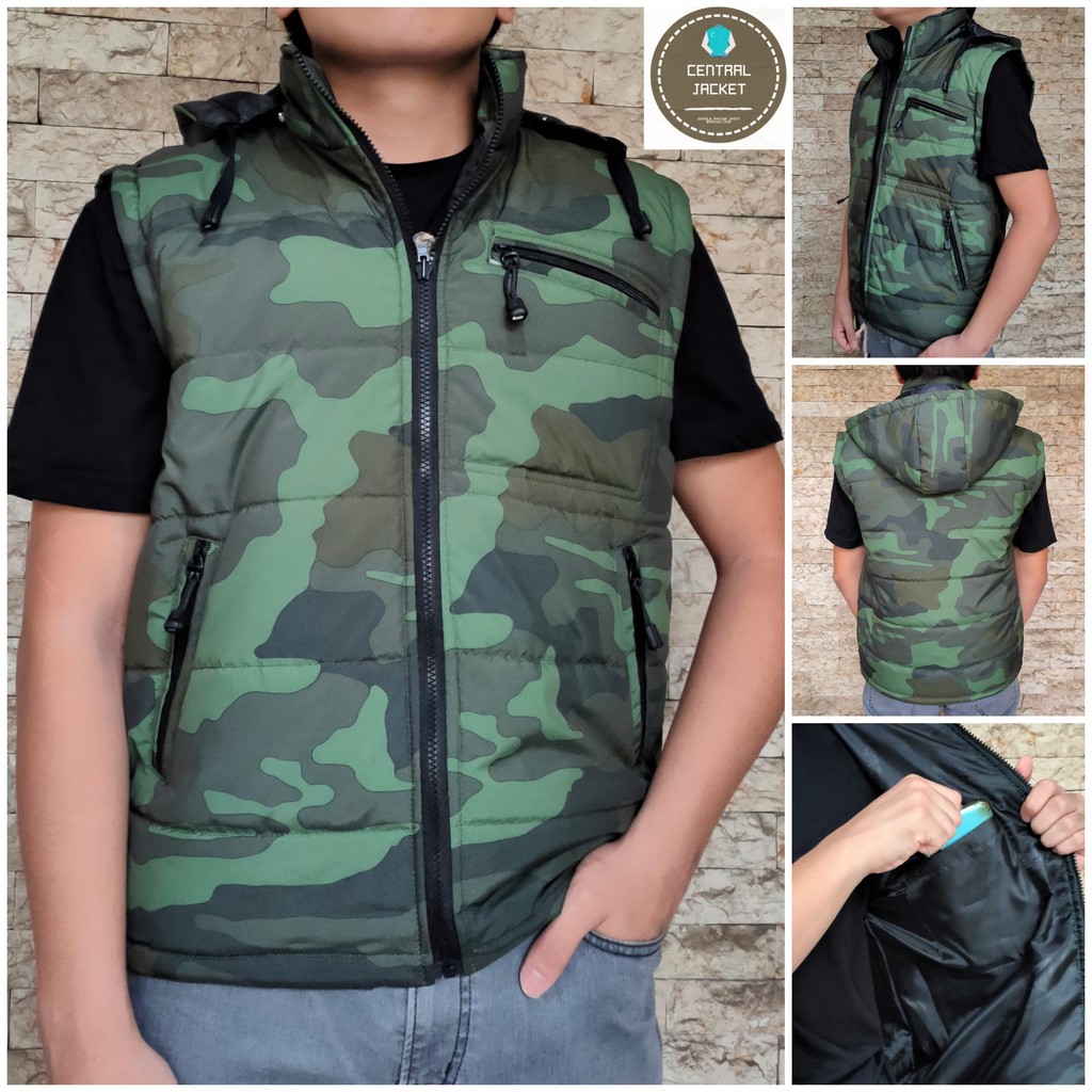 ROMPI PARASUT PRIA MOTIF LORENG ARMY - ROMPI MOTOR WATERPROOF TEBAL - VEST PRIA