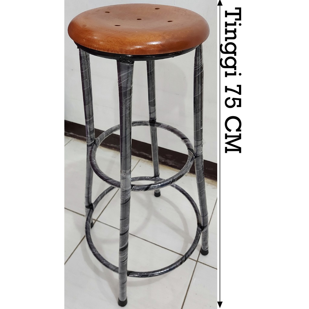 Kursi baso Besi Tinggi 75 cm