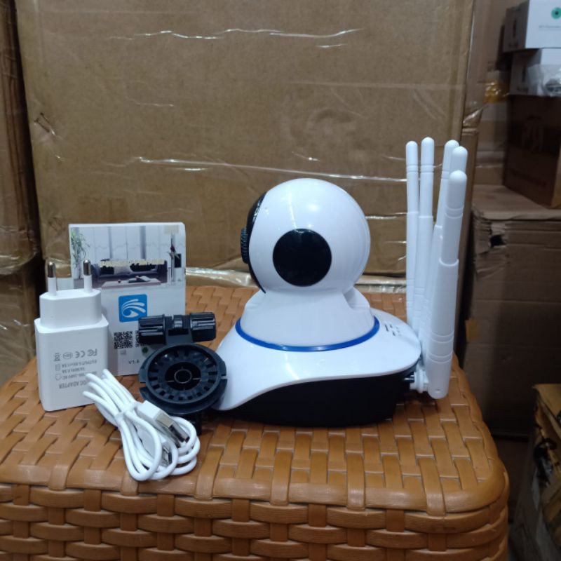 IP Camera TERBARU CCTV Wifi | IPCAM WIRELESS 5 Antena YY/Yoose