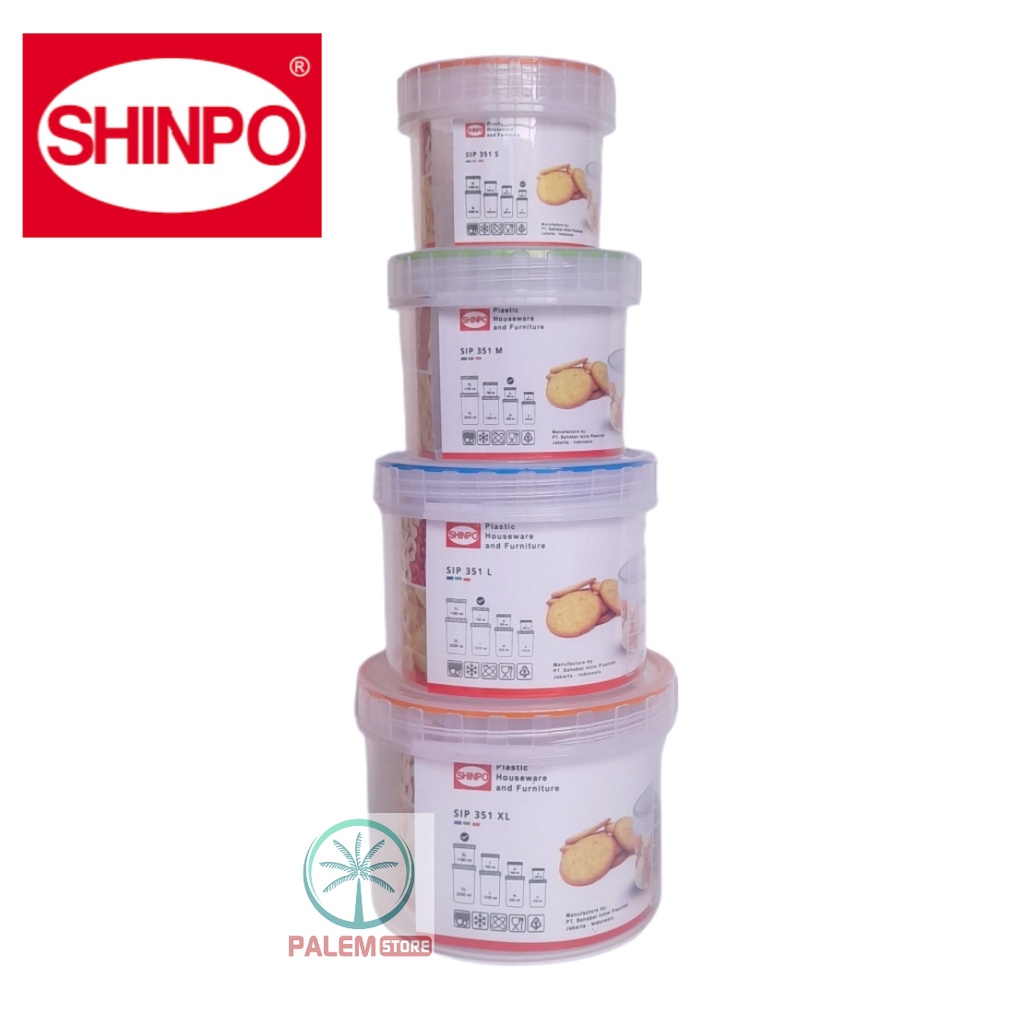 Shinpo SIP-352 Keep Series / Toples Plastik Shinpo SIP-351 Nest Series / Tempat Cemilan SIP-328S segi