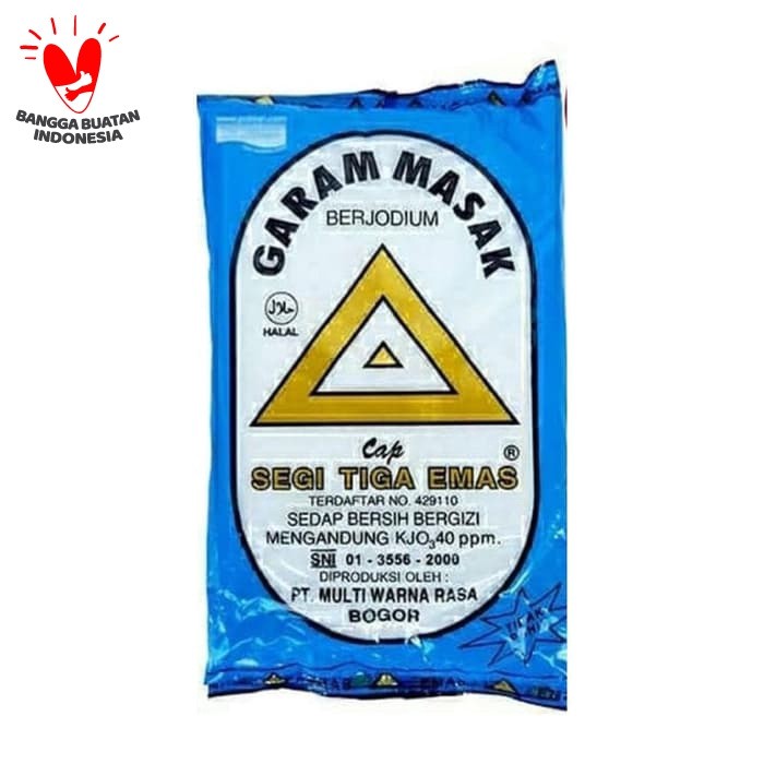 

Garam Segitiga Emas 250 gr