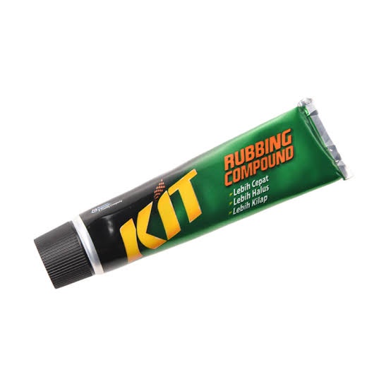 KIT RUBBING COMPOUND Pembersih Eksterior Penghilang Baret Lecet Body Kompon Tube Polish Mobil Motor