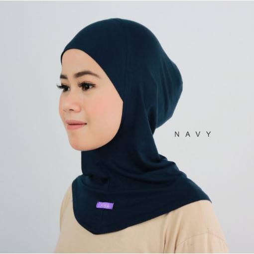 Inner Hijab Ciput Ninja Malay Polos Spandek Rayon Premium By Kalisha