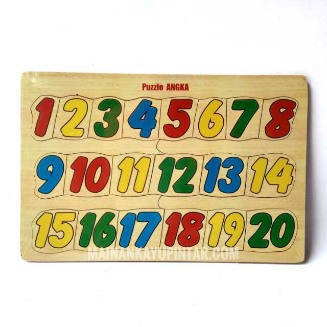 Puzzle Kayu Angka 1-20