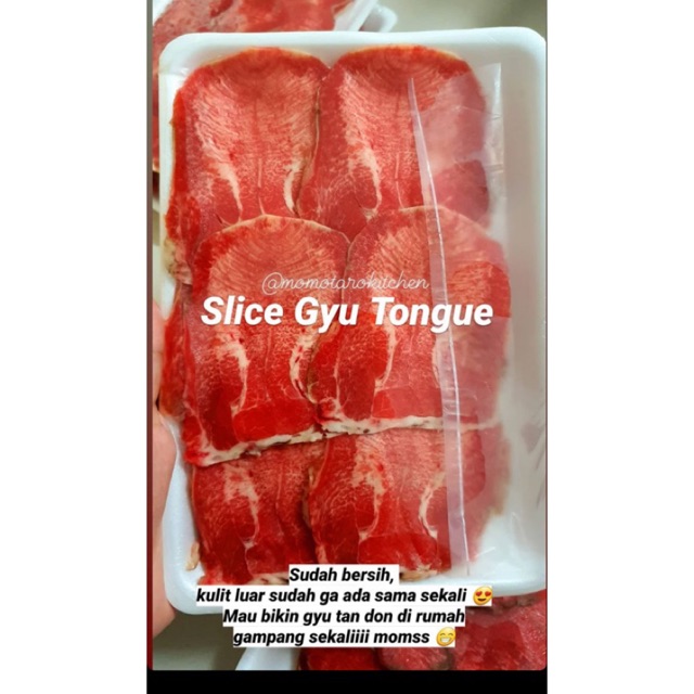 

Slice Gyu Tongue (Lidah Sapi)