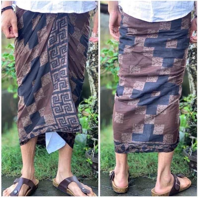 SAPUTAN KATUN INDIGO - SAPUT KLASIK - MOTIF TUMPAL