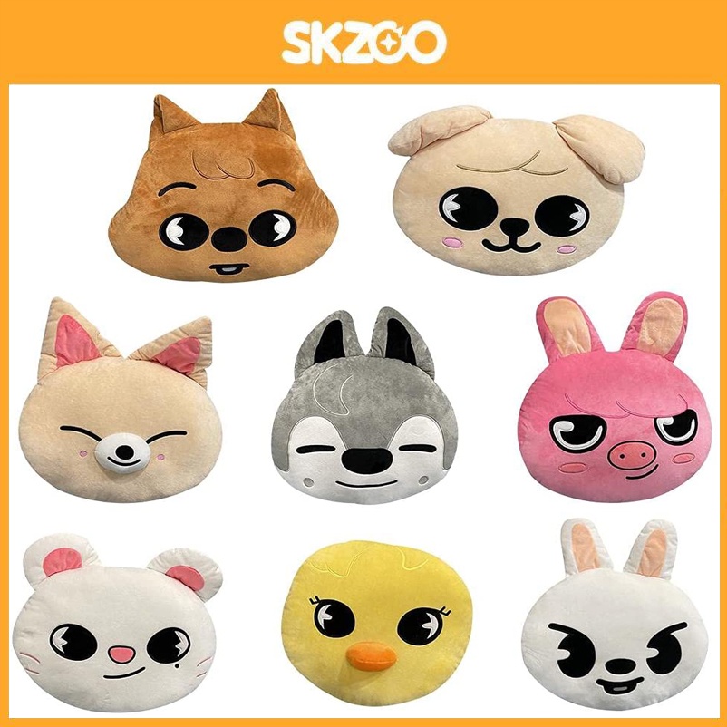 Gantungan Kunci Boneka Plush KPOP Skzoo Stray Kids Bbokari Leebit Wolf Chan Jiniret Puppym