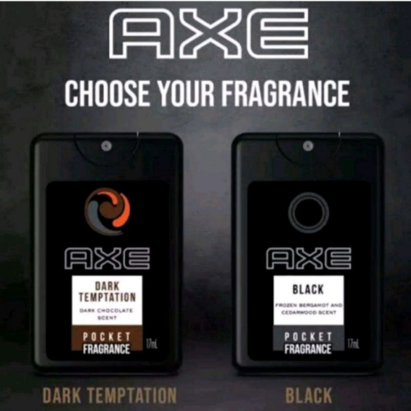 Axe Parfum Saku/Pocket Dark and Black 17 Ml