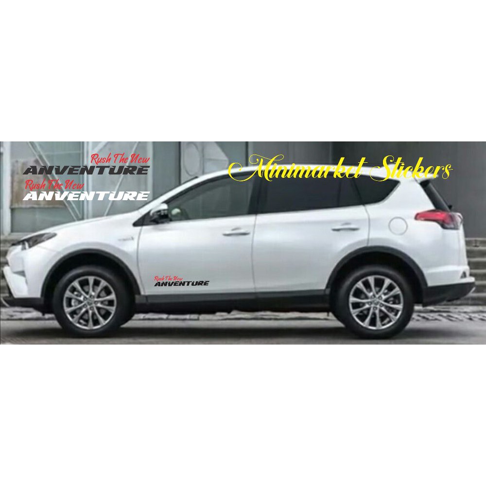 cutting sticker mobil toyota rush