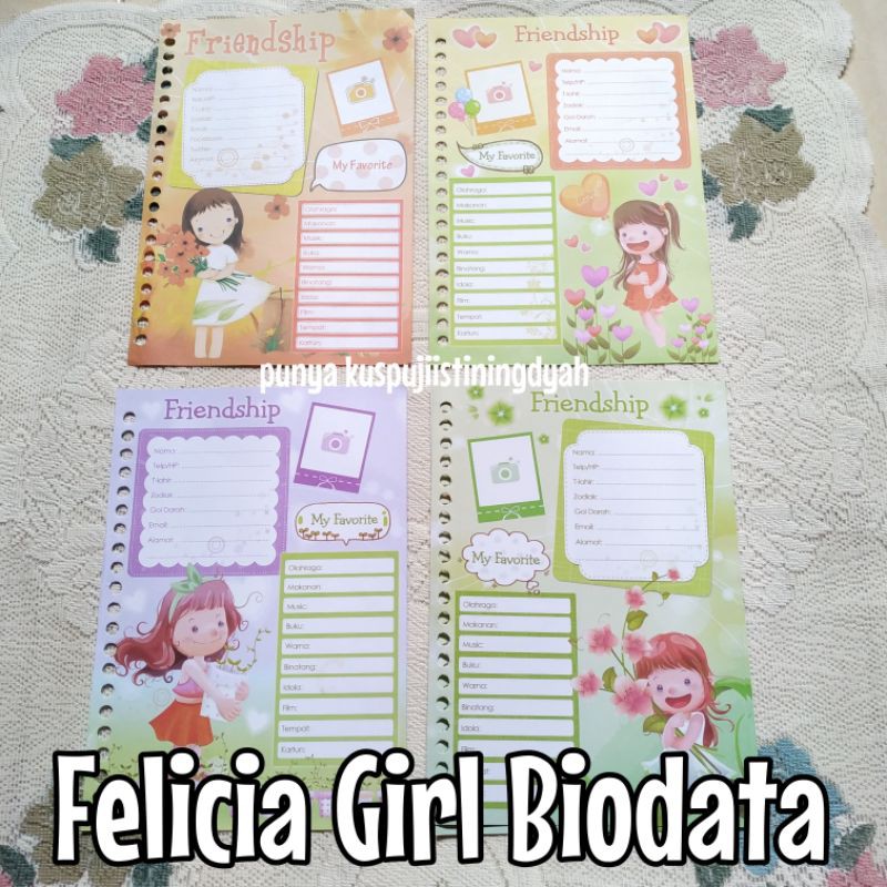 Binder Felicia Girl Biodata Langka