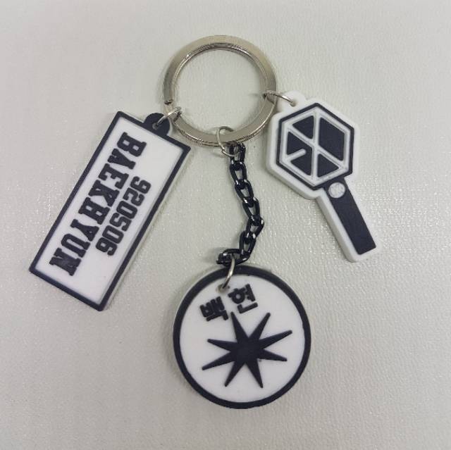 EXO GANTUNGAN KUNCI EXO KPOP LIGHT STICK KEYCHAIN EXO LIGHTSTICK