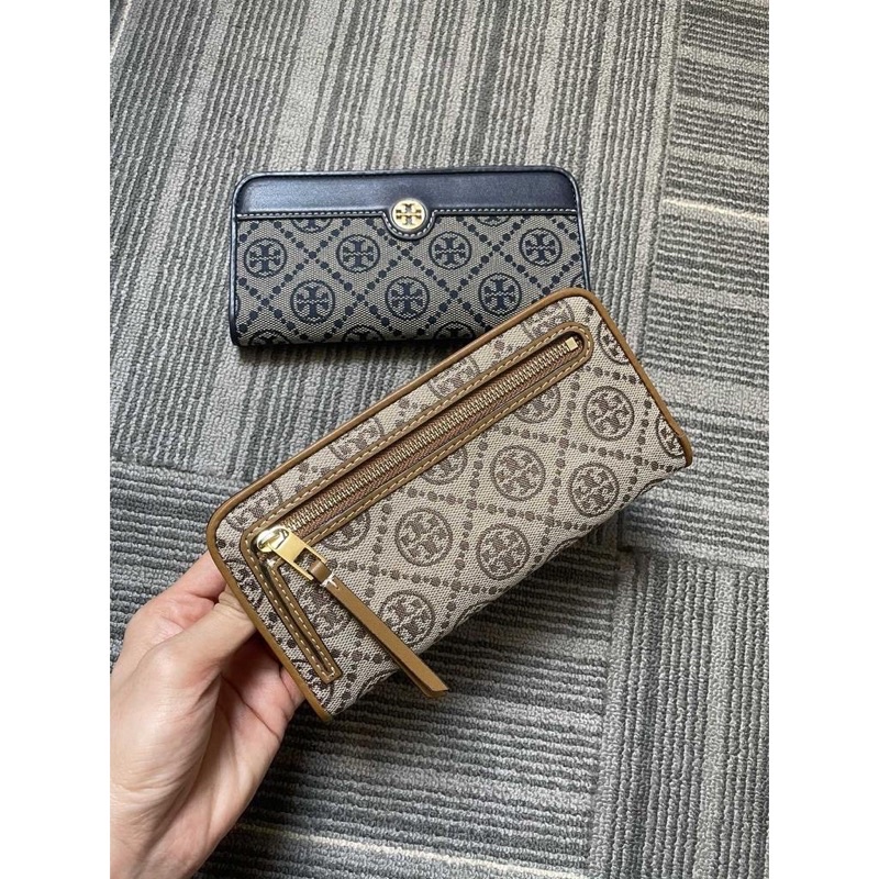 Tory Burch T Monogram Jacquard Wallet Crossbody 35846