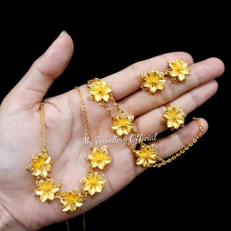 Set Kendari Replika Emas High Premium Jewellery