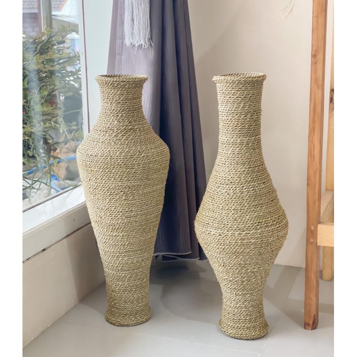 Vas Guci Mendong / Pot GUci Mendong bukan vas guci rotan