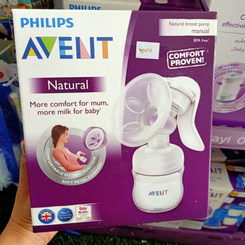 Philips Avent Natural Breast Pump Manual with Natural Bottle 125ml