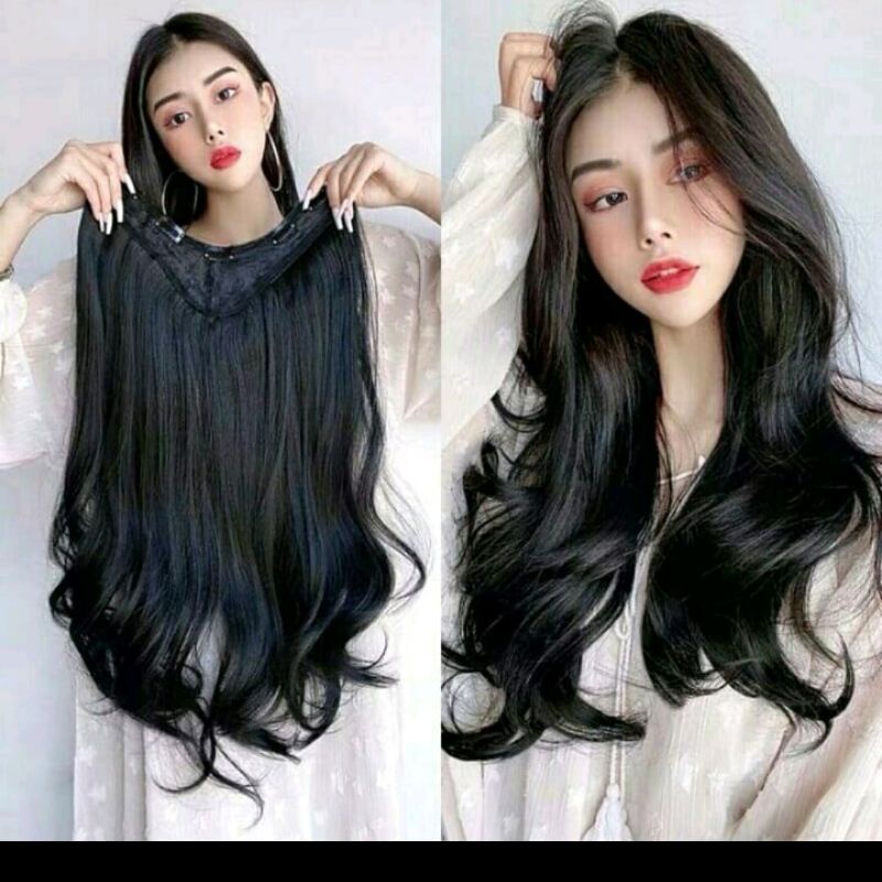 HAIR CLIP CURLY HAIR EXTENSION KEKINIAN