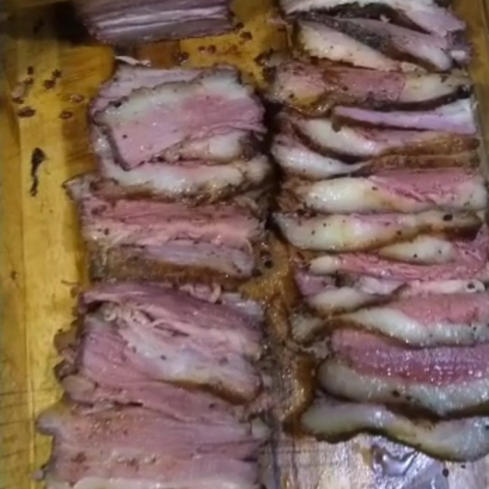 

Smoked Brisket Texas BBQ Daging Asap Sei Sapi 200gr CJ Kitchen - BARU