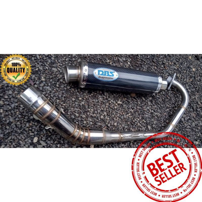 Knalpot Dbs fu sonic vixion leher full stainles