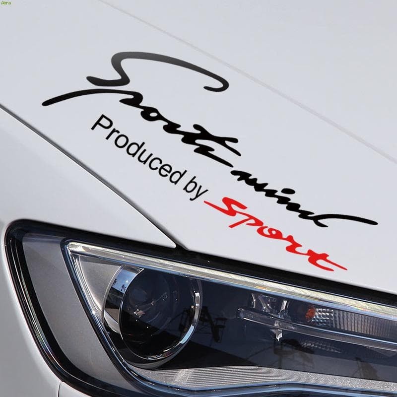 cutting sticker mobil sport mind produced by / mazda / trd toyota / bmw dll stiker mobil keren
