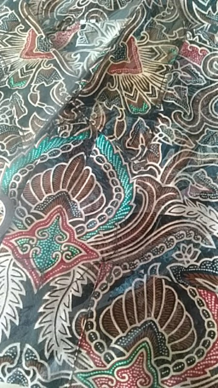 Promo Big Sale99 Bswart Batik Hrb026 Kenongo Hem Pendek Padi Pekalongan M L Xl Batik Pria Murah Mode