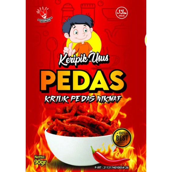 

Keripik Usus Pedas Manis 90 gram Keripik usus ayam enak dan halal | snack kiloan termurah enak renyah