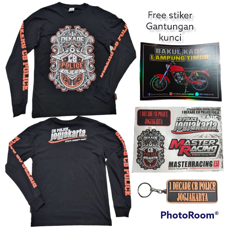 Kaos 1Dekade CB Police jogjakarta