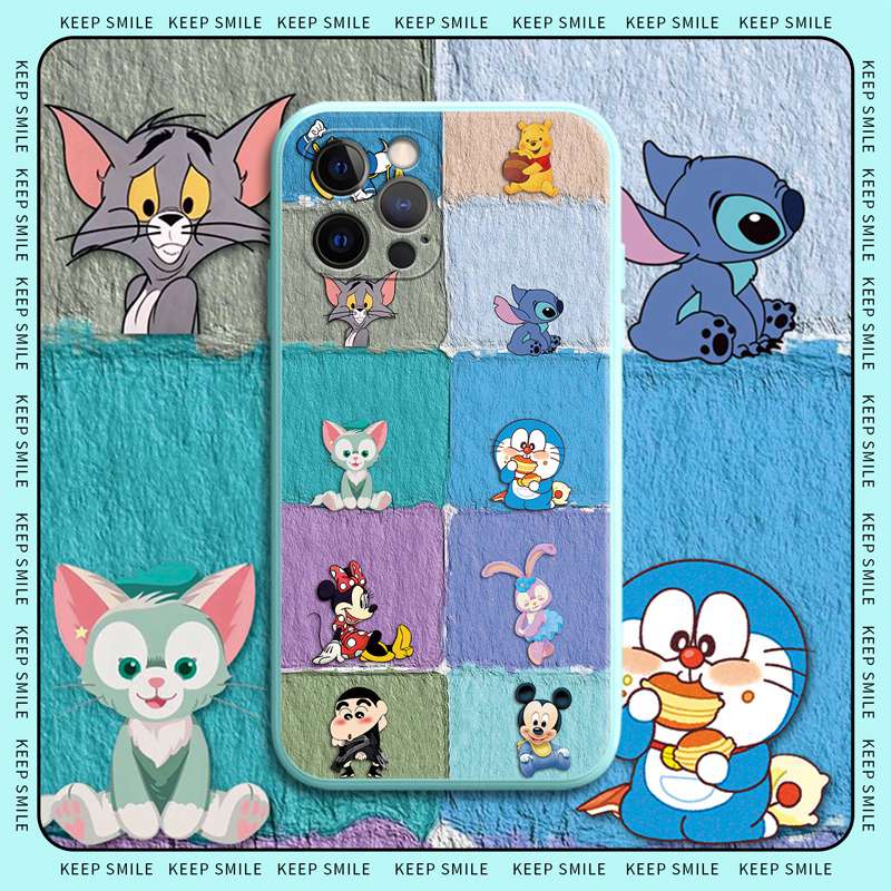Cartoon Anime Series Rainbow Silicone Soft Case OPPO A9 A53 A33 A31 2020 A15 A15S C1 XT A3S A7 A12 A11K A95 F9 Pro A57 A39 F1S A83 K5 5 6 Casing Y11 Y12i Y15 Y17 Z1 Pro Y50 Y30i Y20i Y20S Y12S Y91C Y93 V5 V5S V5 Lite Y83 Y81 V9 Casing