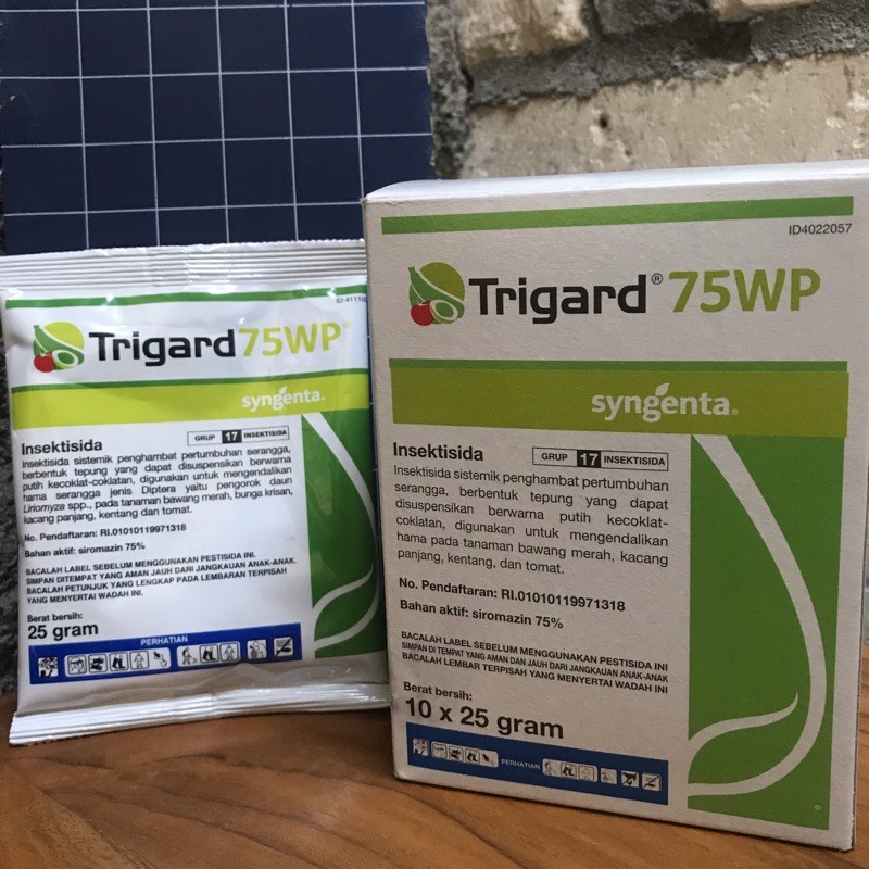 Insektisida trigard 75 WP bahan aktif : siromazin 75 %