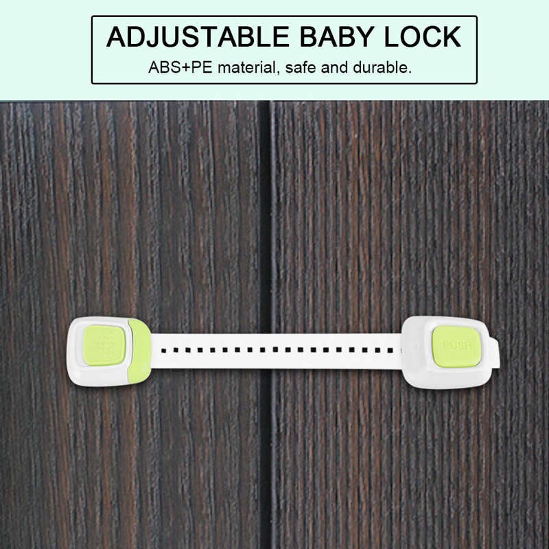 Type SV-05 Adjustable Safety Baby Lock Pengaman Pintu Laci Bisa Dipanjangkan